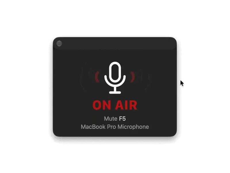 Dragging the edges of Mic Check to resize it, with the layout adapting as the window gets smaller.