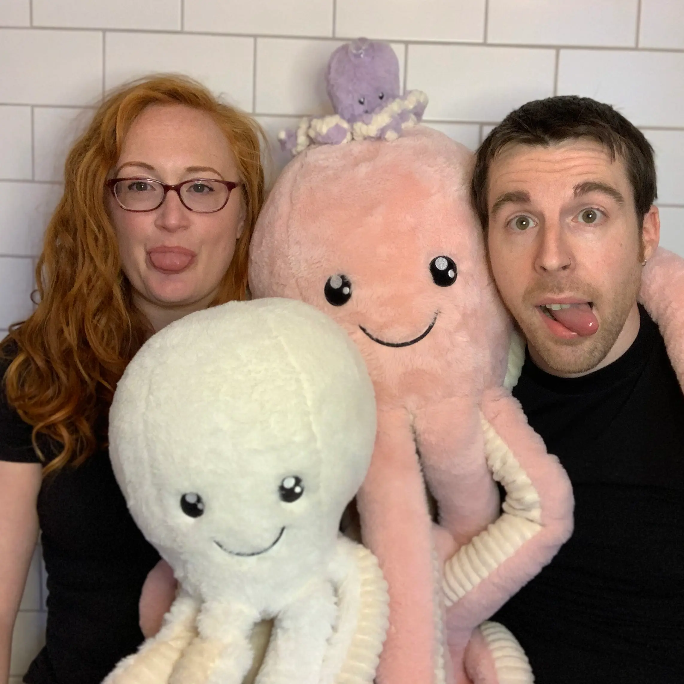 Sarah and Matt, and an octopus friend or two