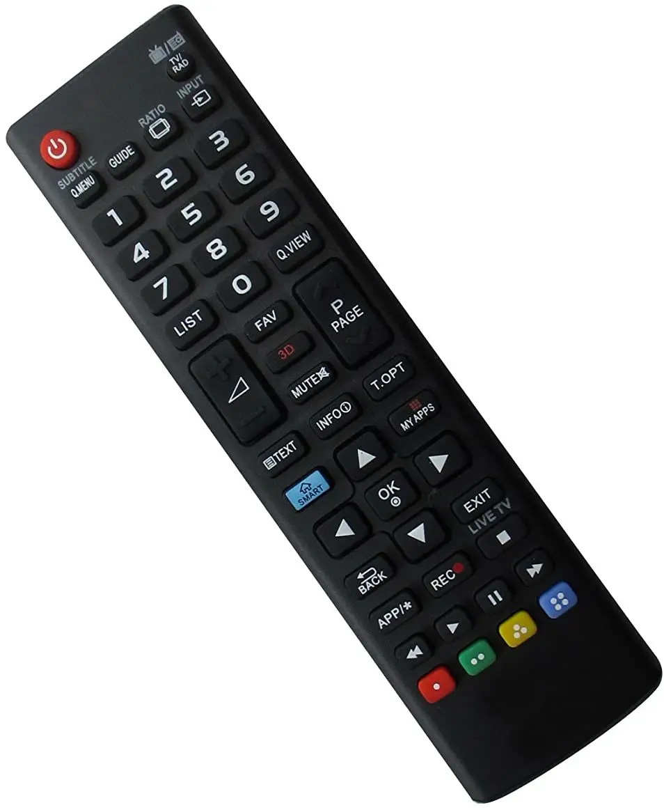 A universal remote with approximately a million buttons.